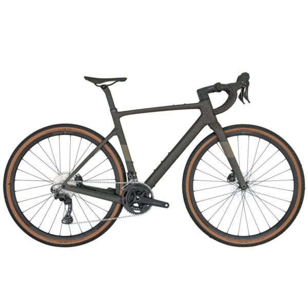 Scott Addict Gravel 40 2025 - L - vert kaki/noir carbone